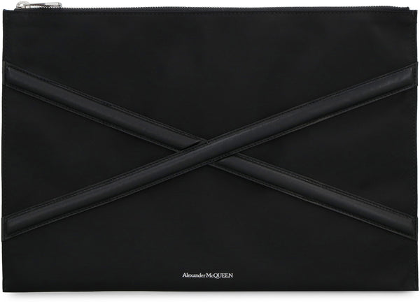 Harness nylon pouch-bag with logo-1